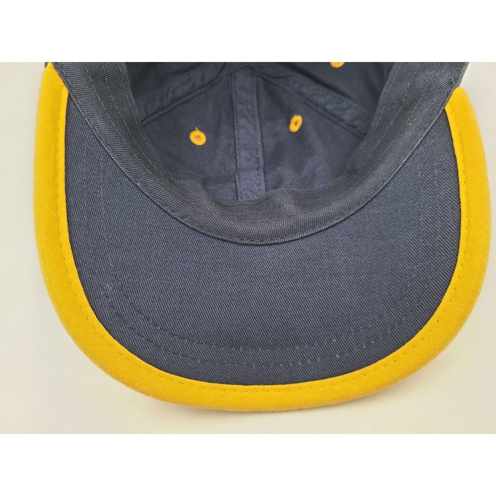 Child Nike Spellout Adjustable Hat Cap Baseball Golf Kid Boy Girl Blue Yellow - Picture 10 of 12